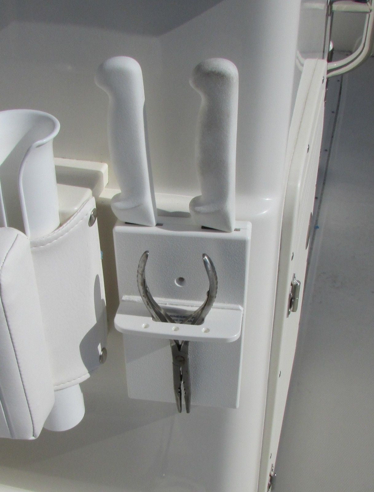 Knife and Plier BLOCK Holder Rig Rack for Boat Yacht Fishing